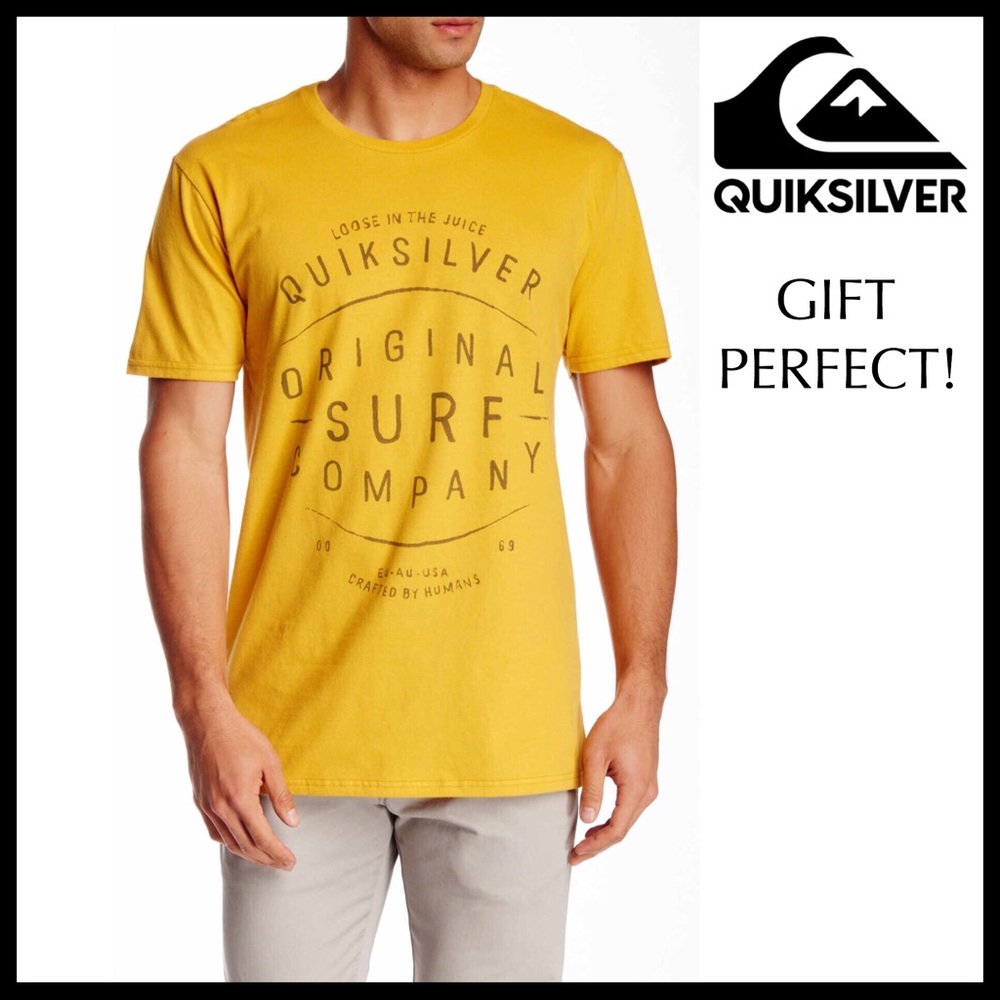 QUICKSILVER TEE HAWAII SHORT SLEEVES CASUAL SURF T-SHIRT A2C